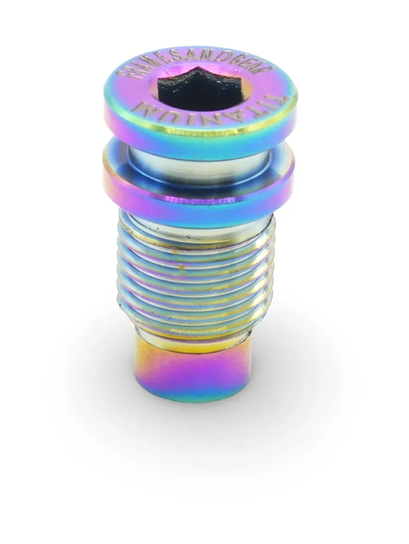 Framesandgear Titanium Derailleur Hanger Bolt Oil Slick-1