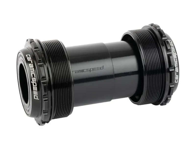 CeramicSpeed Road Ceramic Bearing T47/68 24mm Shim Alpha Bottom Bracket in Black