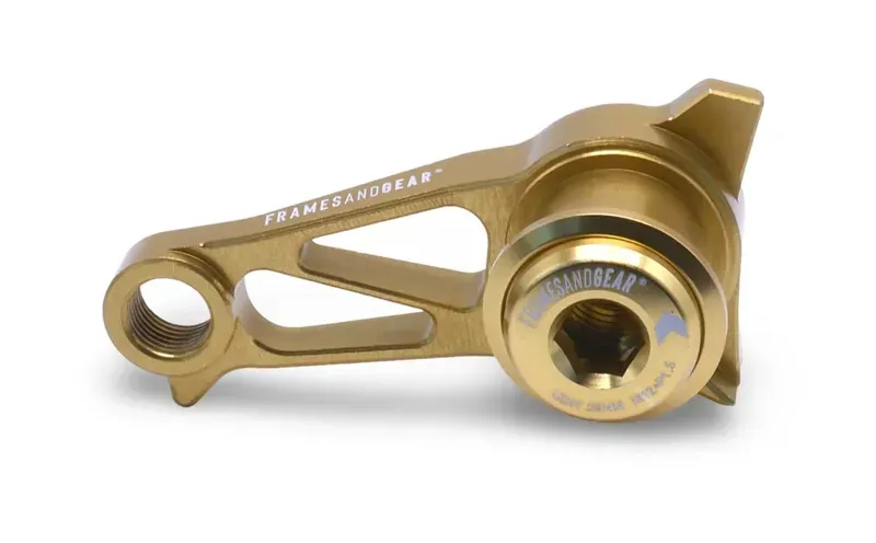 Framesandgear Direct Mount DB Derailleur Hanger For UDH Systems With Shimano Shifting Gold p1-1