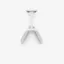 100% Hypercraft Replacement Nose Bridge in Stone Grey Matt