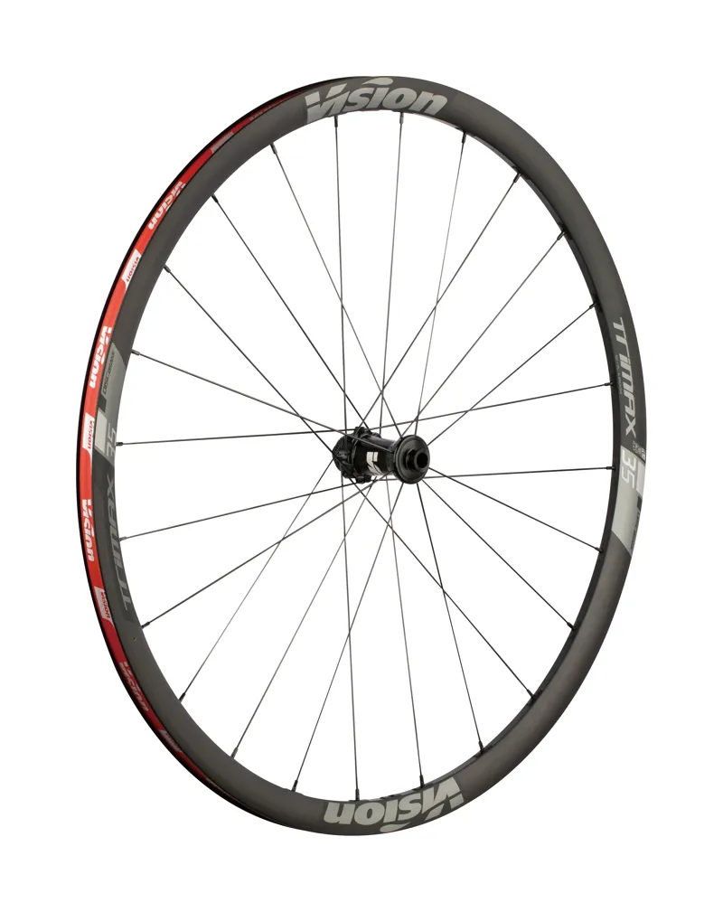 Vision TriMax 35 SC Disc Tubeless Ready Road Wheelset in Black