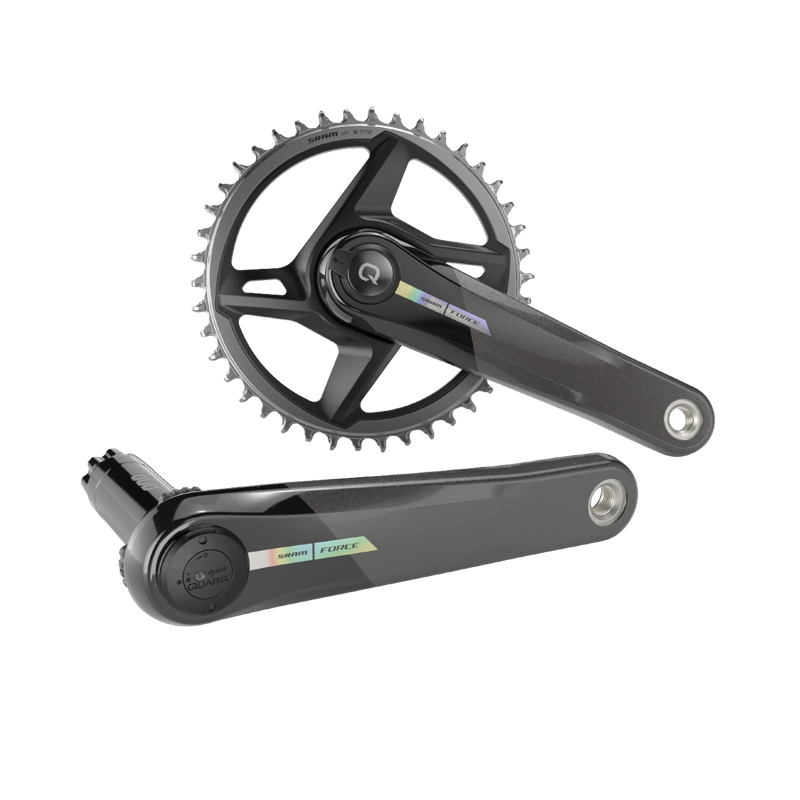 SRAM Force D2 1x AXS 40-tooth DM Wide Power Meter Crankset in Black-2