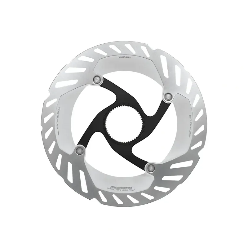 Shimano RTCL800 160mm Int. Center Lock Rotor w/ Magnet in Silver/Black-2