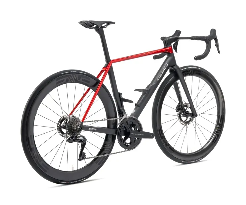 Colnago C72 Disc 2026 Carbon Road Race Frame Set HFRD Black Red-3