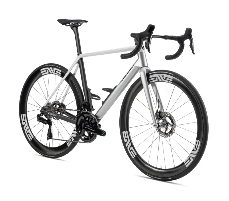Colnago C72 Disc 2026 Carbon Road Race Frame Set HFWS Black Silver White-2