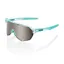 100% S2 HiPER Mirror Silver Lens Sunglasses in Translucent Mint