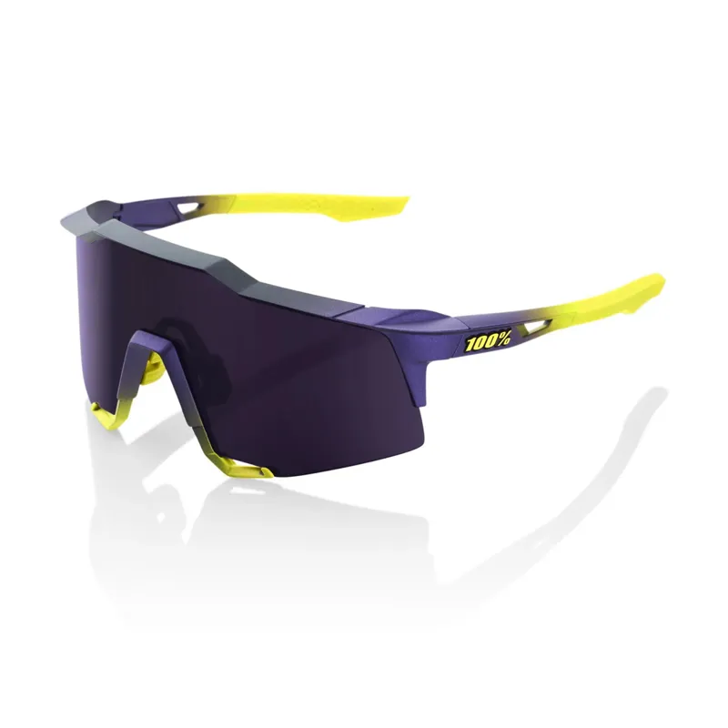 100 Speedcraft Purple Lens Sunglasses in Digital Brights