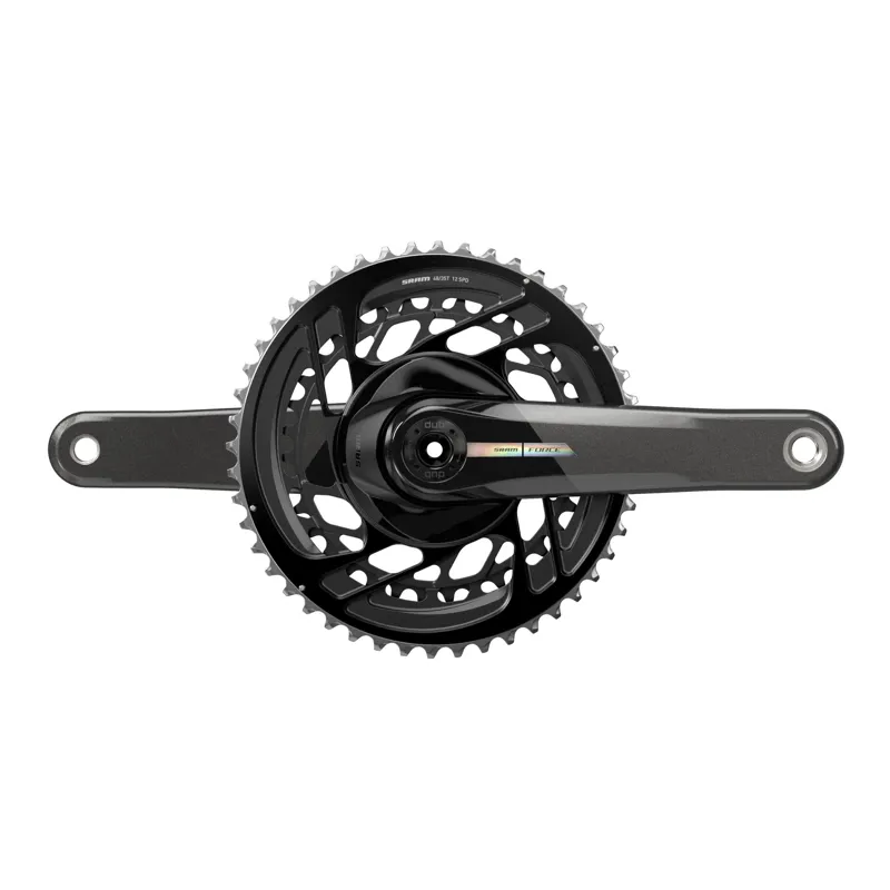 SRAM Force D2 DUB DM 48-35-tooth Crankset w/o BB in Black