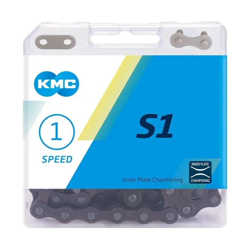 KMC S1 Wide 1/8in 112L Chain in Brown