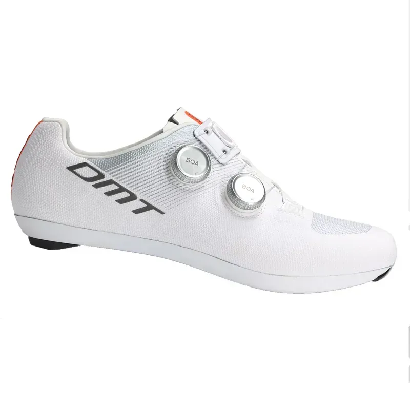 DMT Shoes KR0 Evo Road Shoes in White/Silver