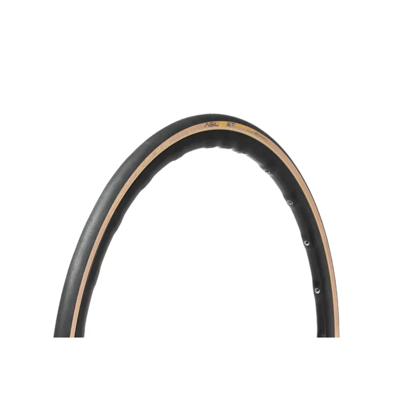 Panaracer Agilest Duro TLR 700c Folding Road Tyre in Black/Amber