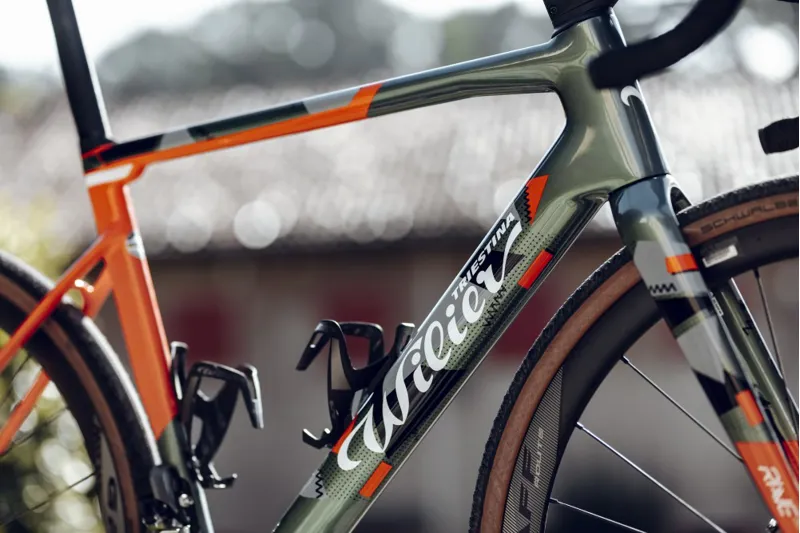 WILIER RAVE SLR SRAM FORCE D2 AXS  - CAMOUFLAGE ORANGE GLOSSY-1