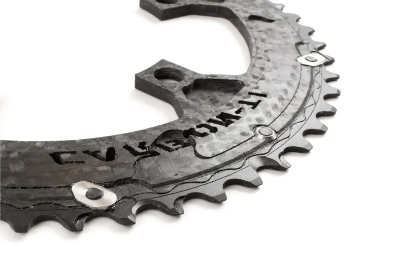 Carbon-Ti X-CarboRing EVO Chainring for Shimano DA9200 : 4 Bolt-2