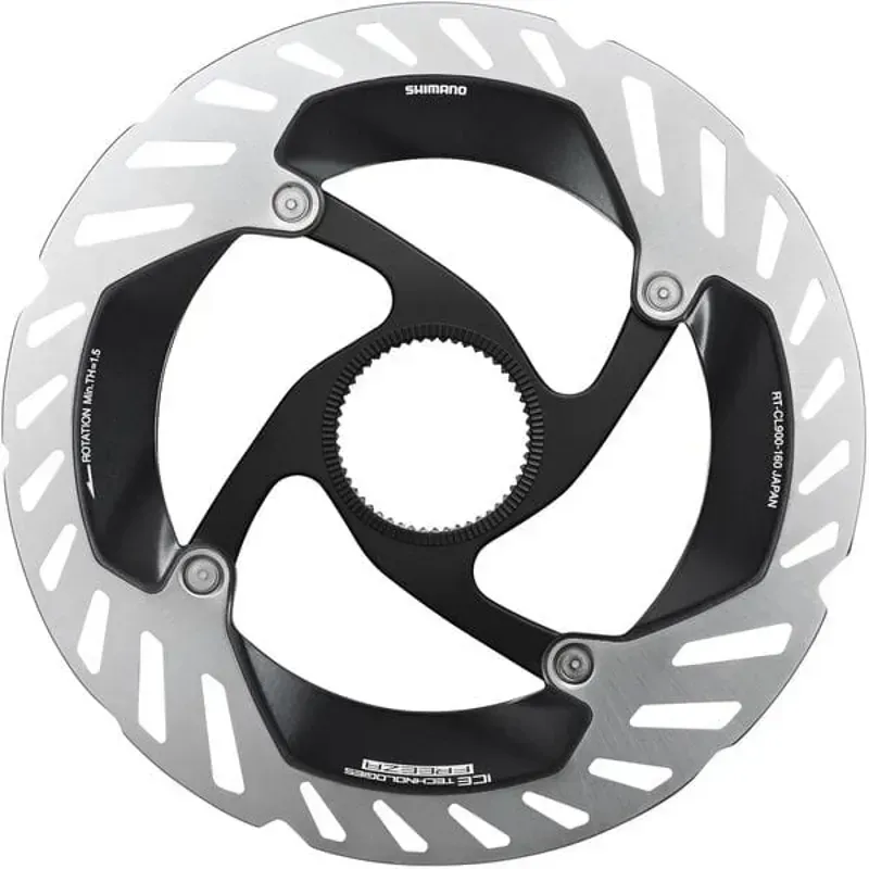 Shimano RTCL900 Int. CL w/ Magnet 160mm DB Rotor in Silver/Black-1