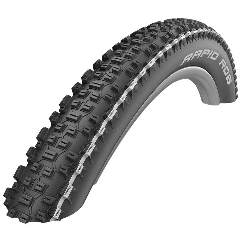Schwalbe Rapid Rob 29x2.10-inch Clincher Tire in Black-2