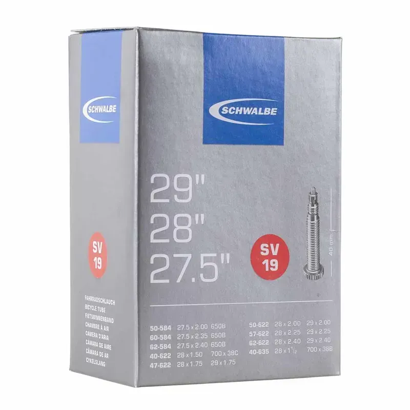 Schwalbe SV19 27.5/29-inch Inner Tube in Black-1