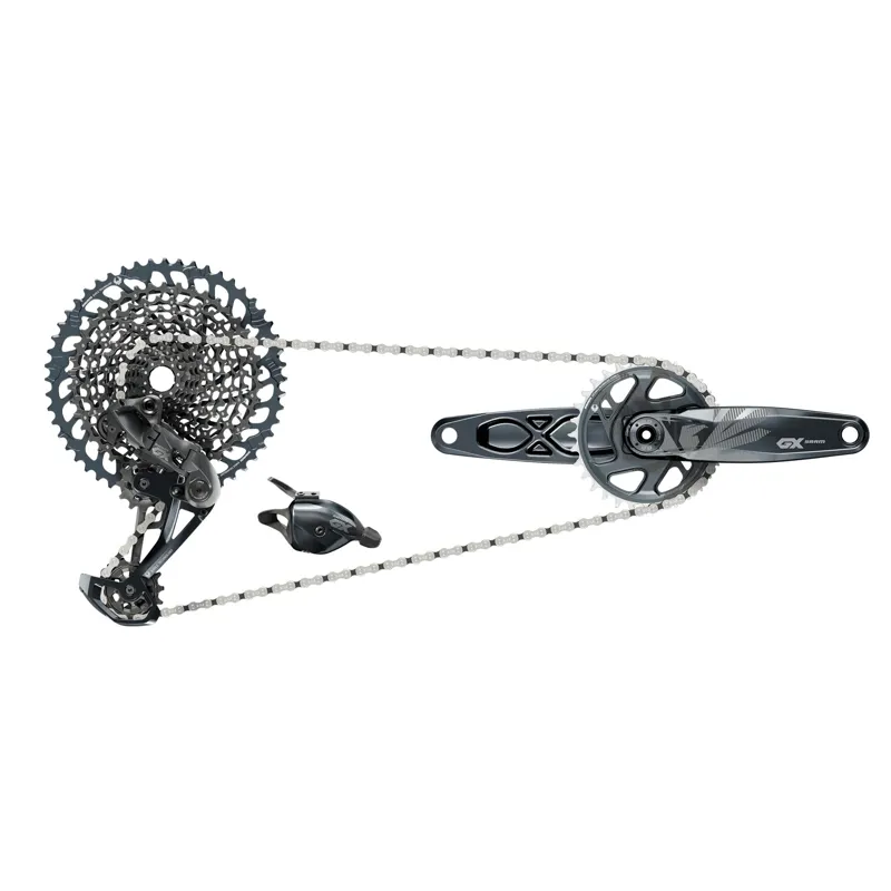 SRAM GX Eagle DUB 12-speed 10-52-tooth Boost Groupset in Black