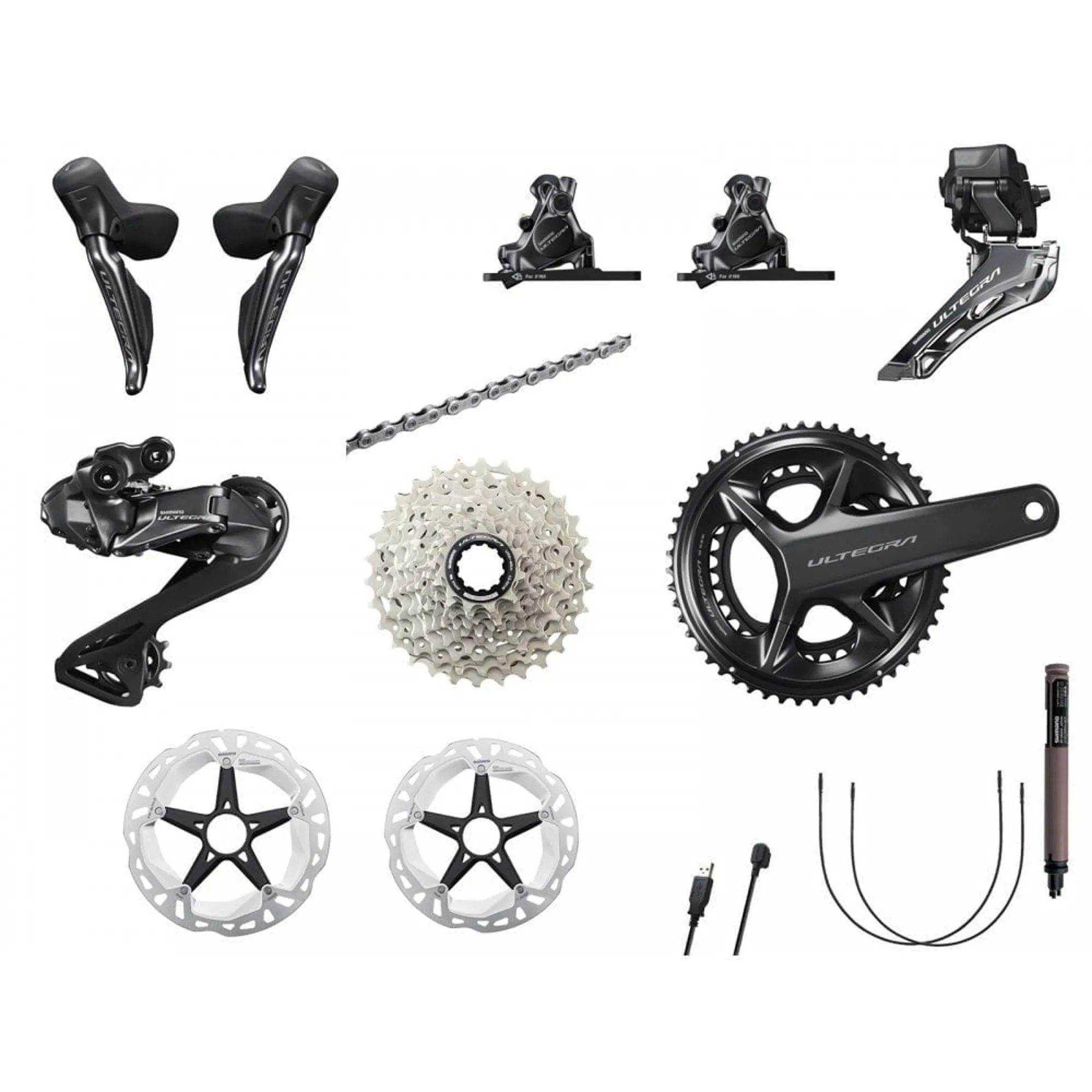 Shimano Ultegra Di2 R8170 Disc Groupset - Main Image