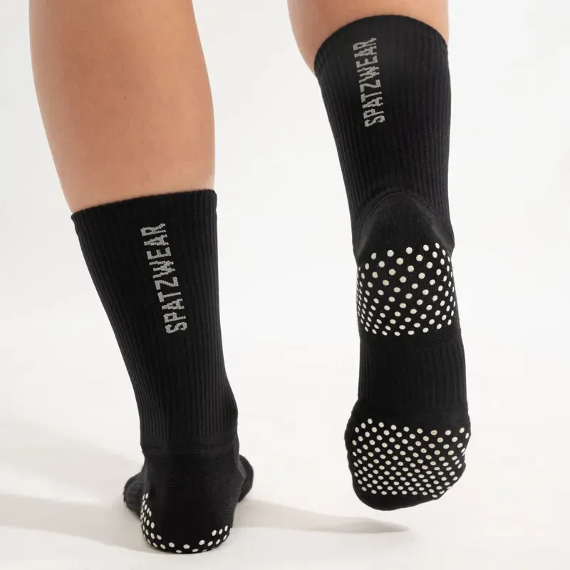Spatzwear Pro Sokz Long Cut Cycling Socks in Black-1