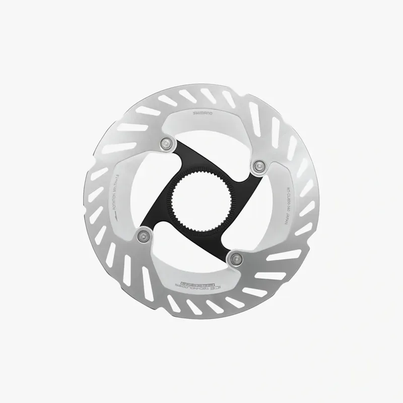 Shimano RTCL800 160mm Int. Center Lock Rotor w/ Magnet in Silver/Black-1
