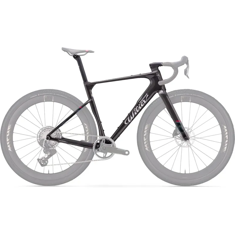 Wilier Rave SLR ID2 Frameset w/Stemma S2 in Glitch Black